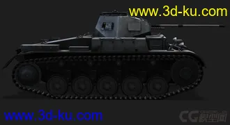 3D打印模型德国_PzII的图片