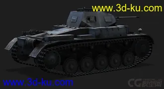 3D打印模型德国_PzII的图片