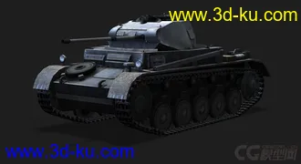 3D打印模型德国_PzII的图片