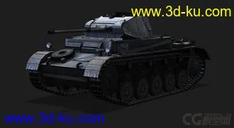 3D打印模型德国_PzII的图片