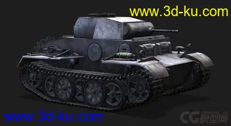 3D打印模型德国_PzII_J的图片