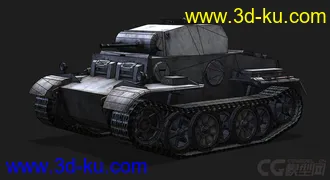 3D打印模型德国_PzII_J的图片