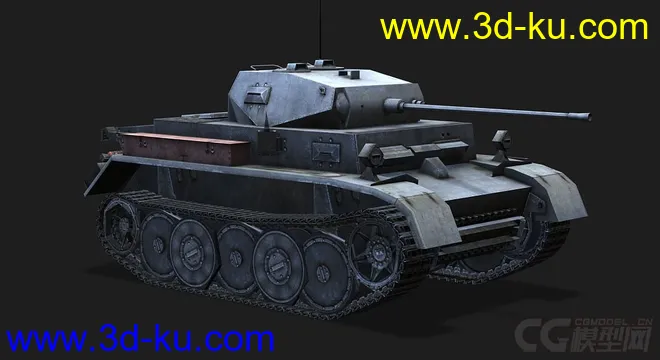 德国_PzII_Luchs轻型侦查坦克模型的图片1