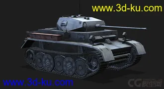 3D打印模型德国_PzII_Luchs轻型侦查坦克的图片