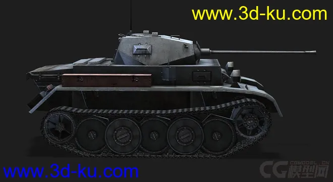 德国_PzII_Luchs轻型侦查坦克模型的图片2