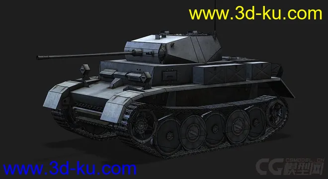 德国_PzII_Luchs轻型侦查坦克模型的图片5