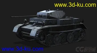 3D打印模型德国_PzII_Luchs轻型侦查坦克的图片