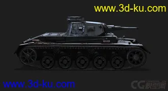 3D打印模型德国_PzIII_A 突击炮的图片