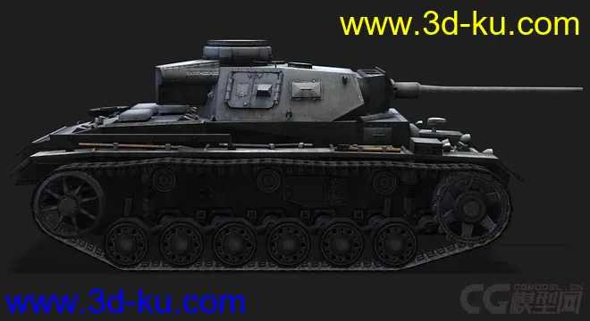 德国_PzIII 轻型坦克模型的图片2