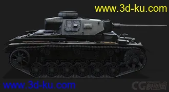 3D打印模型德国_PzIII 轻型坦克的图片