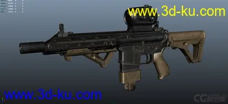 3D打印模型RU556突击步枪的图片