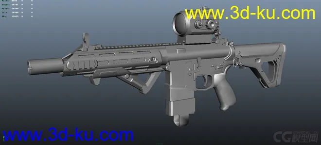 RU556突击步枪模型的图片3