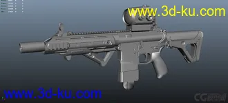 3D打印模型RU556突击步枪的图片