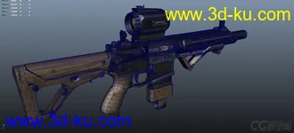 3D打印模型RU556突击步枪的图片