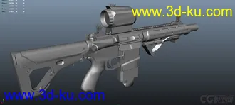 3D打印模型RU556突击步枪的图片