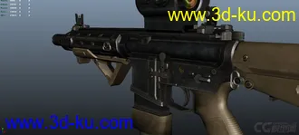 3D打印模型RU556突击步枪的图片