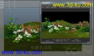 3D打印模型卡通野外场景的图片