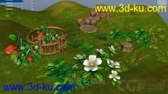 3D打印模型卡通野外场景的图片