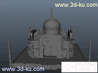 3D打印模型泰姬陵（新手建模请指正）的图片