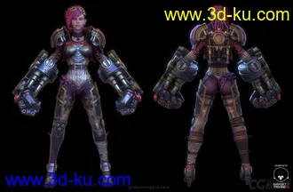 League of Legends - Vi lol英雄联盟皮城执法官蔚3d模型的图片