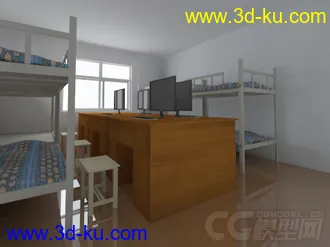 3D打印模型学生宿舍寝室的图片
