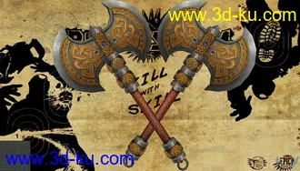 3D打印模型斧子的图片