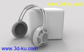 3D打印模型高质量耳机（含分解图）的图片