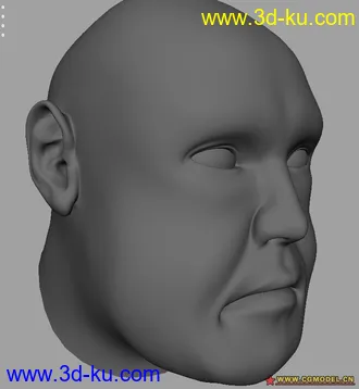 3D打印模型无聊自己做的人头····的图片