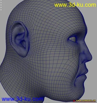 3D打印模型无聊自己做的人头····的图片