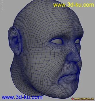 3D打印模型无聊自己做的人头····的图片