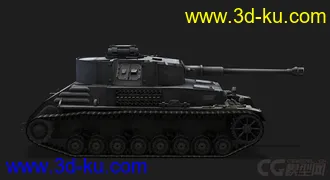 3D打印模型德国_PzIV_Hydro_Pzkpfw-Ⅳ型中型坦克的图片