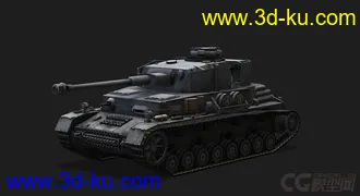 3D打印模型德国_PzIV_Hydro_Pzkpfw-Ⅳ型中型坦克的图片