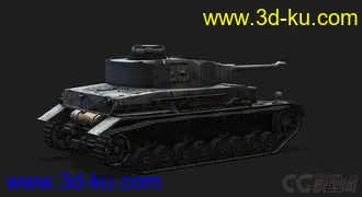 3D打印模型德国_PzIV中型坦克的图片
