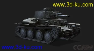3D打印模型德国_PzKpfw 38t坦克的图片