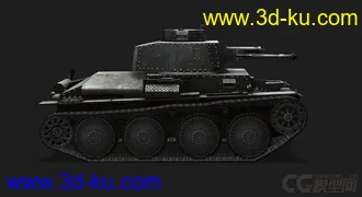 3D打印模型德国_PzKpfw 38t坦克的图片