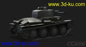 3D打印模型德国_PzKpfw 38t坦克的图片