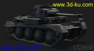 3D打印模型德国_Pzkpfw-38 轻型坦克的图片
