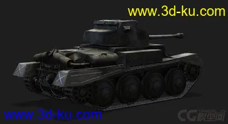 3D打印模型德国_Pzkpfw-38 轻型坦克的图片