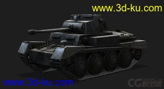 3D打印模型德国_Pzkpfw-38 轻型坦克的图片