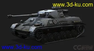 3D打印模型德国_PzIII-Ⅳ 中型坦克的图片