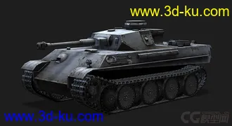 3D打印模型德国_PzKpfw-IV中型坦克的图片