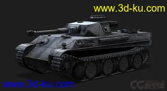 3D打印模型德国_PzKpfw-IV中型坦克的图片