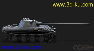 3D打印模型德国_PzV_Panther豹式坦克的图片