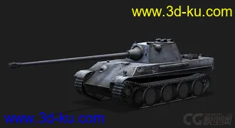 3D打印模型德国_PzV_Panther豹式坦克的图片