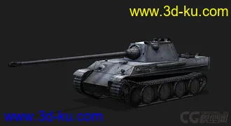 3D打印模型德国_PzV_Panther豹式坦克的图片