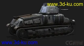 3D打印模型德国_S35_captured坦克的图片