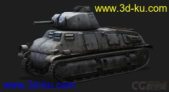 3D打印模型德国_S35_captured坦克的图片