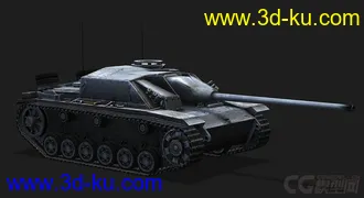 3D打印模型德国_StuG_III 坦克歼击车的图片