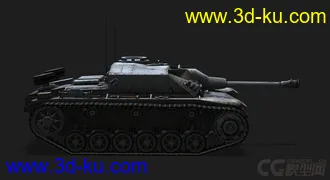 3D打印模型德国_StuGIII 自行突击炮的图片