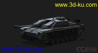 3D打印模型德国_StuGIII 自行突击炮的图片